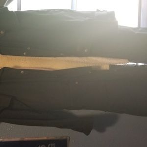 outback lomg coat  woll liner and hat,